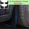 Для Tesla Model Y Juniper 2026 Передние Задние Колеса Брызговики Защитные Бортики Брызговики Защита Крыла Брызговики Аксессуары