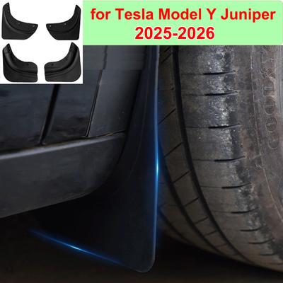 Для Tesla Model Y Juniper 2026 Передние Задние Колеса Брызговики Защитные Бортики Брызговики Защита Крыла Брызговики Аксессуары