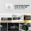 LED Digital Alarm Clock Temperature Date Display Desktop Desk Clocks Home Table Decoration 12/24H Dual Alarms Digital Clocks