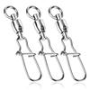 GRANDBASE Ball Bearing Swivels with Snaps Strength Fishing Saltwater Fishing Stainless Steel with Solid Rings Pack of [Break Tested] Tackle, Lures,