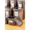18 Pino Spice Storage Container - Square Spice Set With Lid 6x (0.50 Lt-1.10 Lt-1.70 Lt)