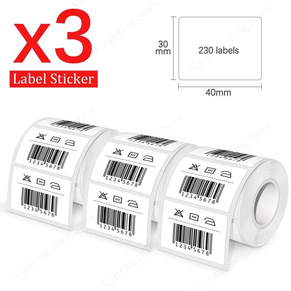 P50 Thermal Label Printer Similar To E210 M110 Adhesive Sticker Printer for Mobile Computer Mini Barcode Printer Portable Maker