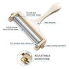 Deluxe Cheese Slicer & Cutter - Adjustable Metallic Cheese Trimmer with Extra 2 Wires for the Perfect Slice
