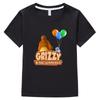 Grizzy and The Lemmings T-Shirts Girl Cartoon Print Funny Kids T Shirt Summer Children Clothes 100%Cotton Baby Boys Graphic Tee