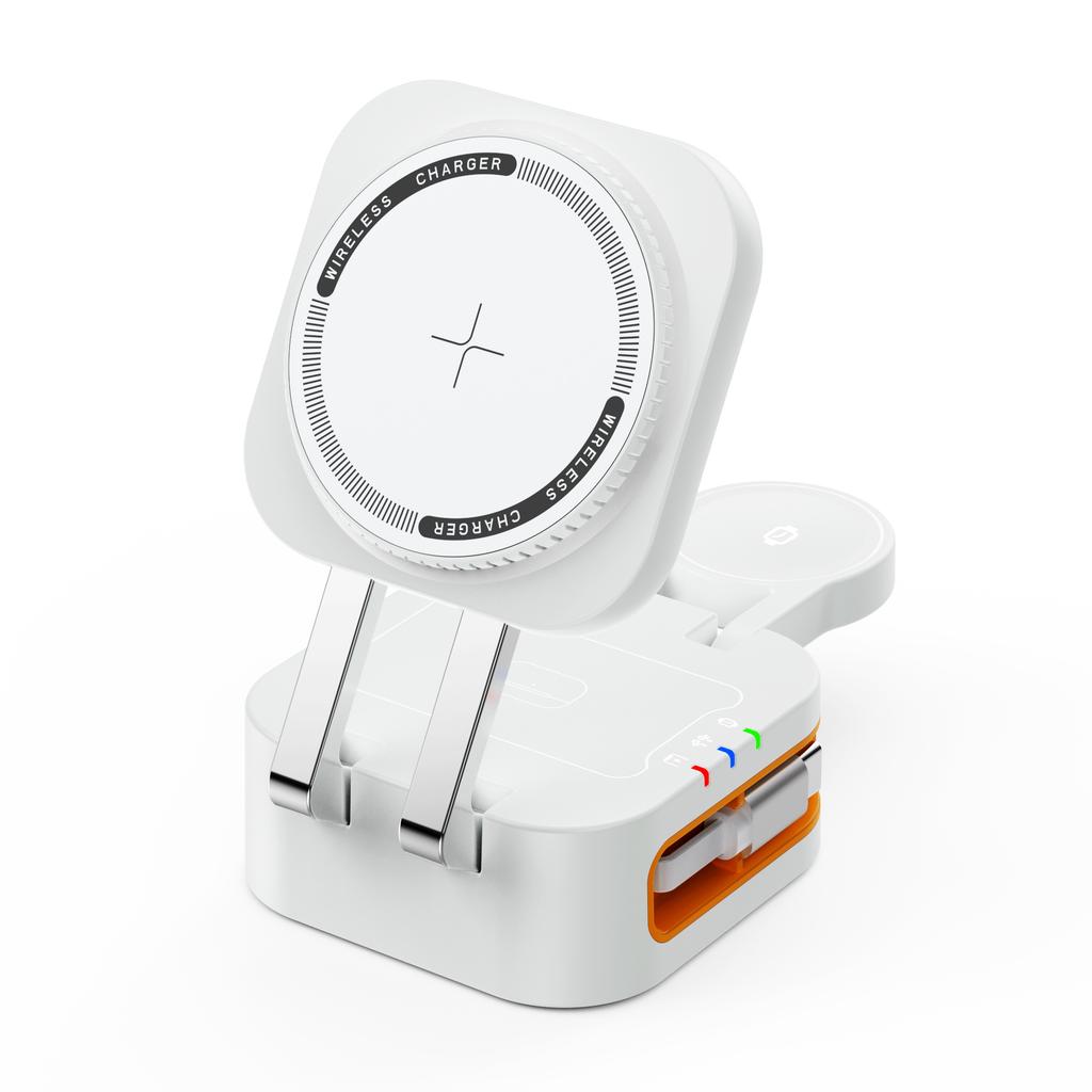 3 в 1 магнитная беспроводная зарядная подставка для iPhone 12 13 14 15 16 зарядная станция для часов 10 9 8 7 6 5 Airpods 2 3 Pro