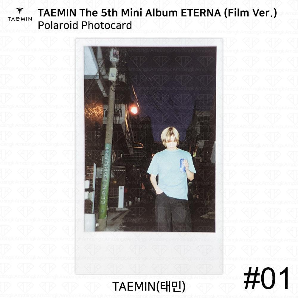 SHINee Taemin 5th Mini Album ETERNAL Официальная фотокарточка Почтовая открытка Polaroid