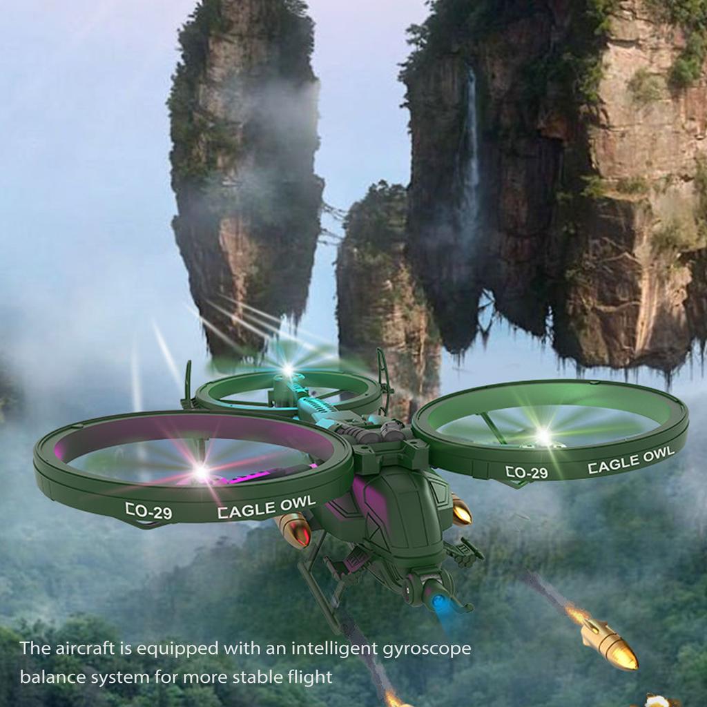 Remote Control Drone with Camera 480P 2.4GHz Remote Control Drone One Click Takeoff