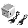 TDV26 Mini Subwoofer Stereo Speaker TF Card FM Radio Music Player with Antenna