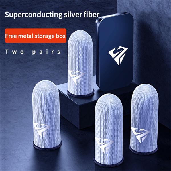 Мобильный телефон для игр, нескользящий сенсорный экран, рукава для большого пальца, защита от пота, чехол для пальца, перчатки для пальцев