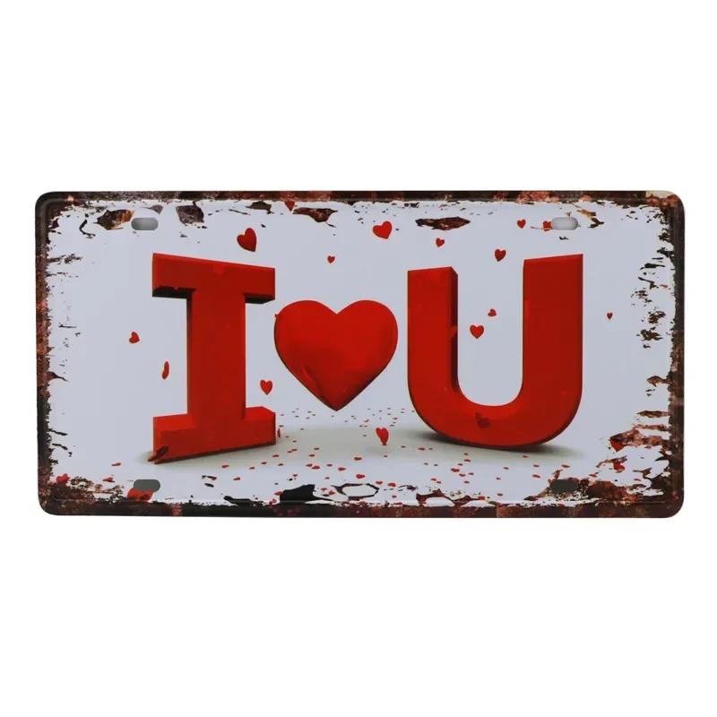 Я люблю водку, пиво, тарелку, металлическую пластину, номер автомобиля, жестяные вывески, бар, паб, кафе, домашний декор, металлическую вывеску, человек, пещеру, гараж, таблички для рисования C13