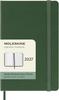 Moleskine Ежедневник 2027 года, еженедельный, на 12 месяцев, карманный размер, мирт-зеленый, твердый переплет DHK1512WN2Y27 (9см х 14см)