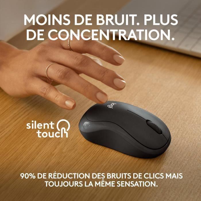 Souris - sans fil - logitech - m240 silent - graphite