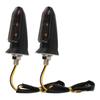 12V Indicator Lamp Amber Flashing Light Blinker Mini Motorcycle LED Turn Signal Lights Motobike Parts 8mm Turn Signal Lamp