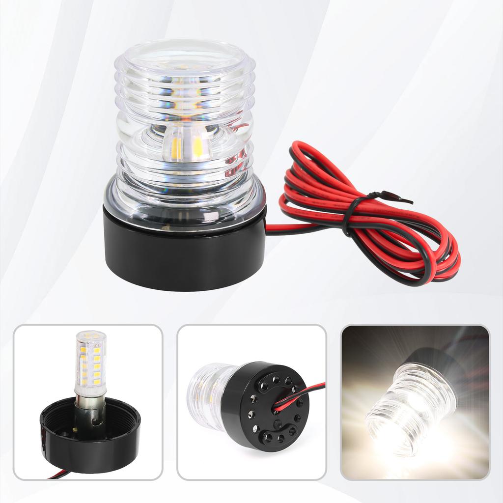 IP65 Waterproof Degree LED Boat Navigation 12~24V Light Lamp Sailing Signal Light Boat Accessories for Yacht Marine Anchor