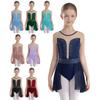 Kids Performance Wear Skirted Leotard for Dance Competitions and Recitals