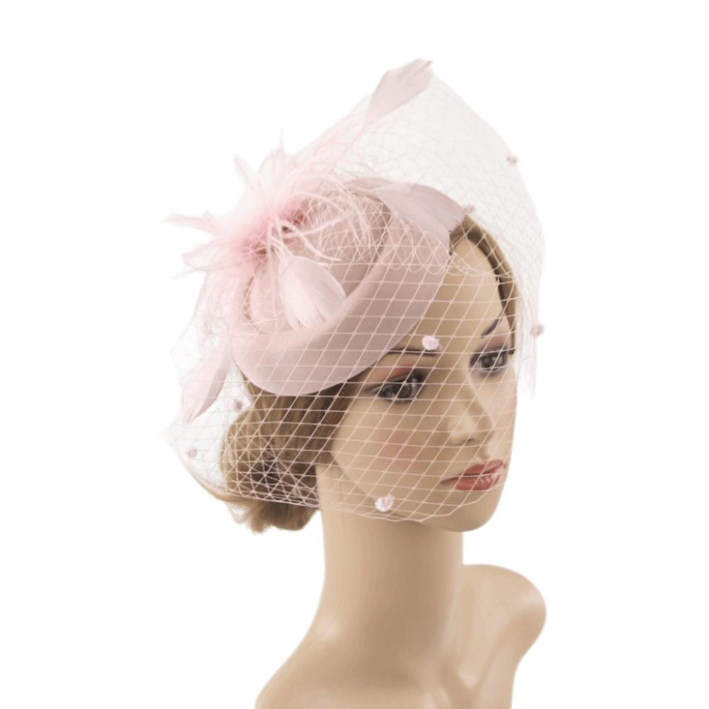 Fishnet Veil Felt Fascinator Hat Elegant Pillbox Hats New Wedding Veil Hat Wedding Party