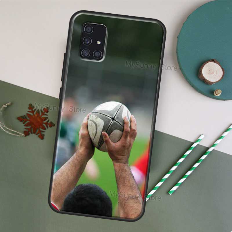 Rugby Ball Kit Team Case For Samsung A32 A52 A12 A42 A72 A02 A10 A20 S A40 A50 A70 A11 A31 A51 A71 A21S A20e