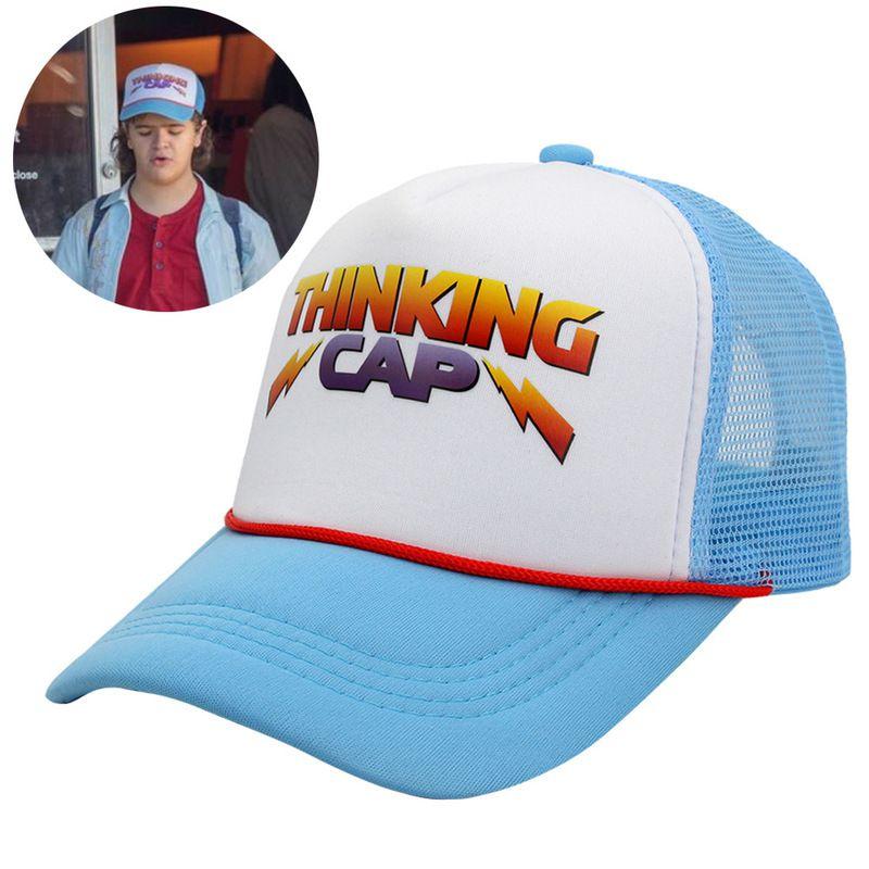 Stranger Things Thinking Cap Retro Trucker Hat With Unique Design Limited Edition Adjustable For Men Women And Kids