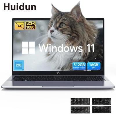 Ноутбук Hunidun Hibook 6 15,6 дюйма 16 ГБ+256/512 ГБ Intel TwinLake N150 4 ядра 4 потока Windows 11 Домашняя Ноутбук