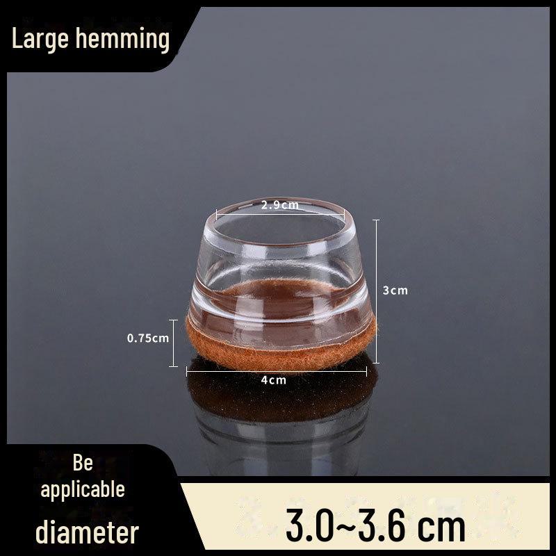 Силиконовые износостойкие чехлы для ножек стульев и столов - утолщенные, противоударные подушечки для ног