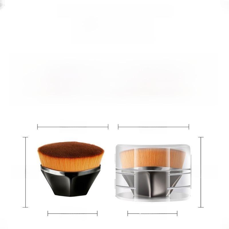 Нет. 55 Traceless Foundation Brush – мягкая, портативная кисть для макияжа, идеально подходящая для новичков, разработанная без жидкой основы для безупречного результата.