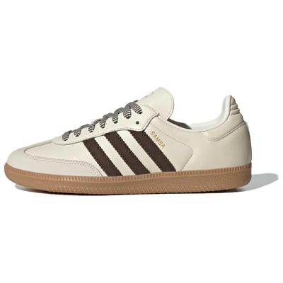 Samba OG Off White Темно-коричневые женские кроссовки Cream Gum JS3181