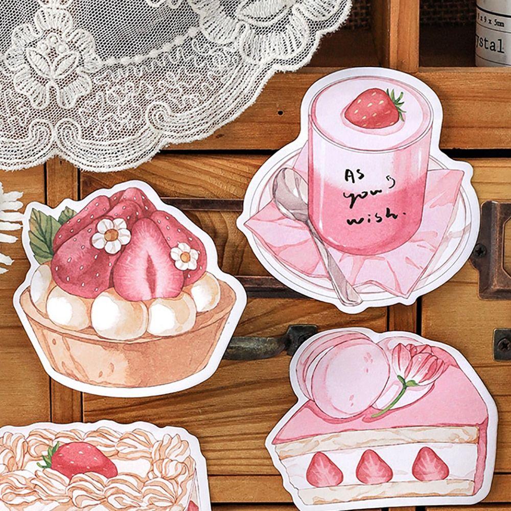 30Sheets Desserts Notepad Stationery Notebook Cute Memo Pad