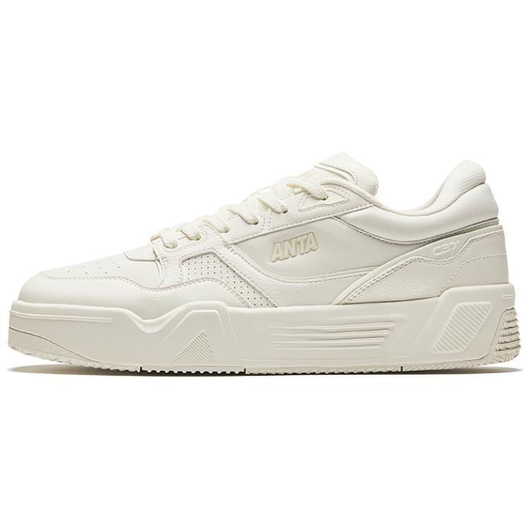 Anta C37 Series Abrasion Resistant Breathable Abrasion Resistant Breathable Low top Skateboard Shoes Men's White 112438024-8