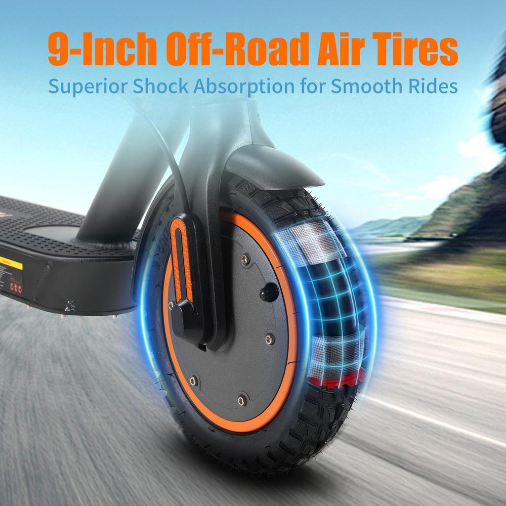 Электросамокат Twofish V1 Max 9-дюймовые шины 400 Вт мотор 36 В 10,4 Ач аккумулятор 20 км максимальный запас хода 28 км/ч максимальная скорость