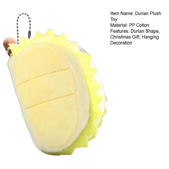 Плюшевая игрушка дуриан, мягкая игрушка в виде фрукта, плюшевая кукла, сумка, рюкзак, подвесное украшение, орнамент