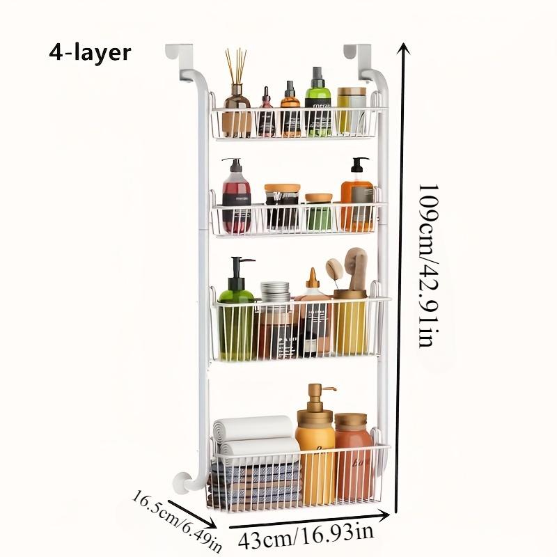1 шт. многослойная стойка для хранения, подвесные полки на задней двери, стеллаж-органайзер над дверью, стеллаж для домашнего хранения