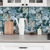 10pcs Marble Tiles Sticker Kitchen Wardrobe Bathroom Home Decor Wall Sticker Self-adhesive Crystal Hard Film Art Wall Decals