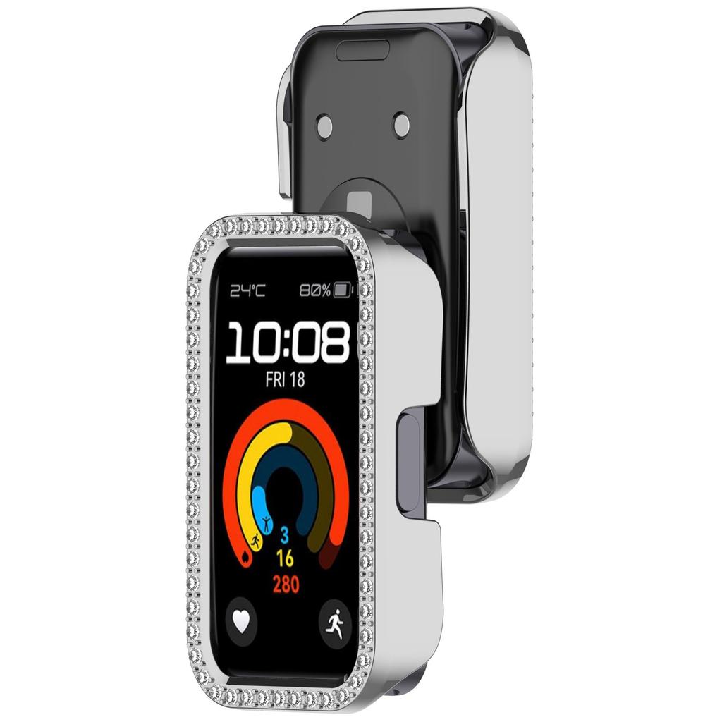 Корпус часов с одним рядом отверстий для умных часов Huawei band 10, ремешок-бампер для Huawei band 10 9 8, чехол NFC, аксессуары