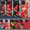 Арбуз Летний Фрукт Прозрачный Чехол Для Телефона Для Iphone 17 Air 16 Pro Max 15 Pro 14 Plus 17E 16E 11 13 12 Mini Чехлы Fundas Ce