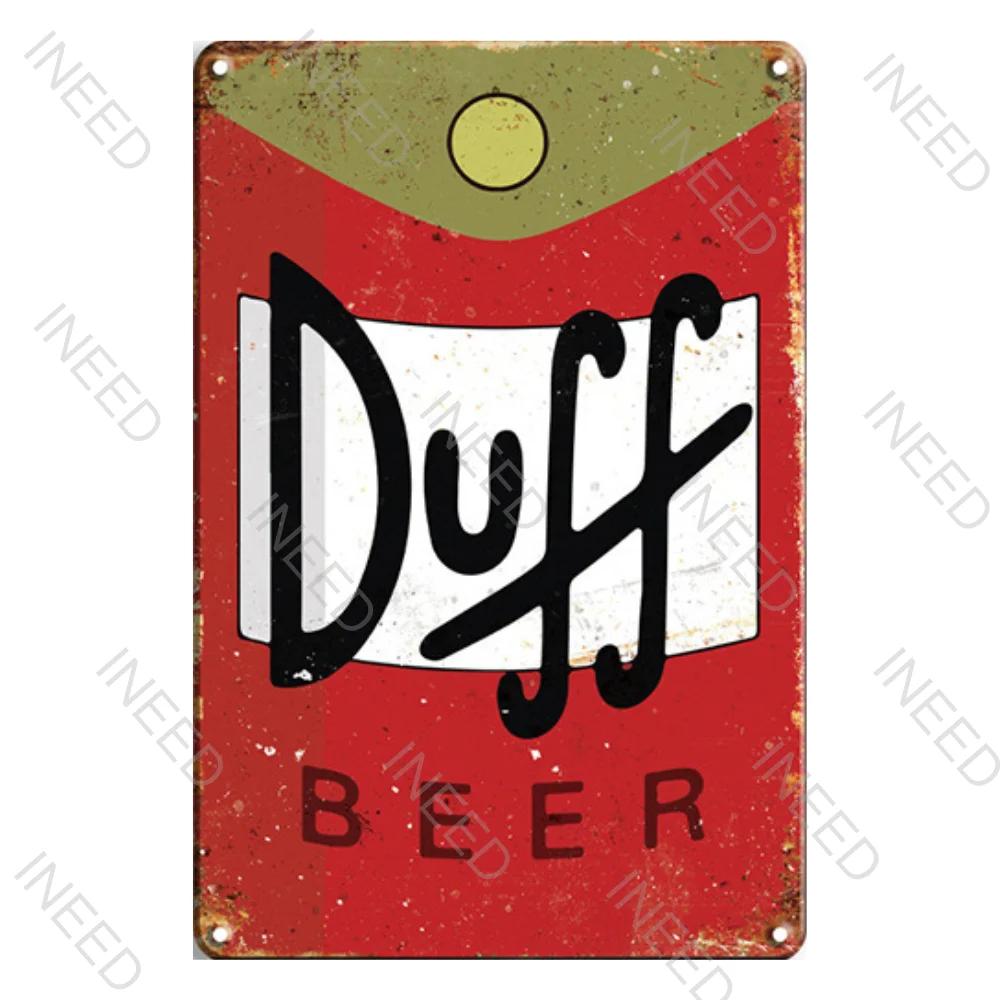 INEED Funny Beer Sign Plaque Vintage Metal Tin Signs for Home Man Cave Bar Decor Beer Lover Restaurant Kitchen Art Wall Decor