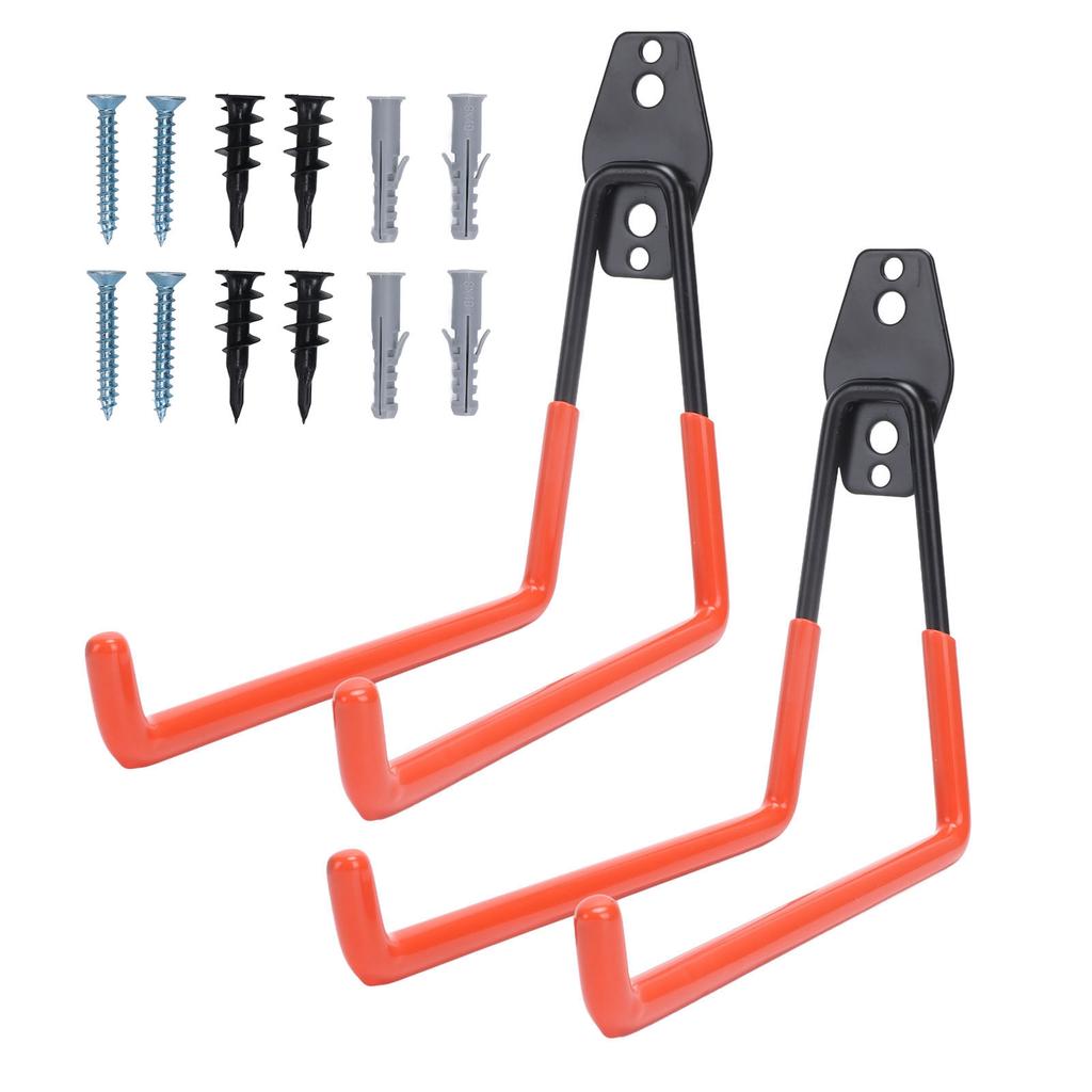 2 шт. Гаражные крюки Многофункциональный настенный держатель Органайзер для хранения в гараже Вешалка для подвешивания велосипедов