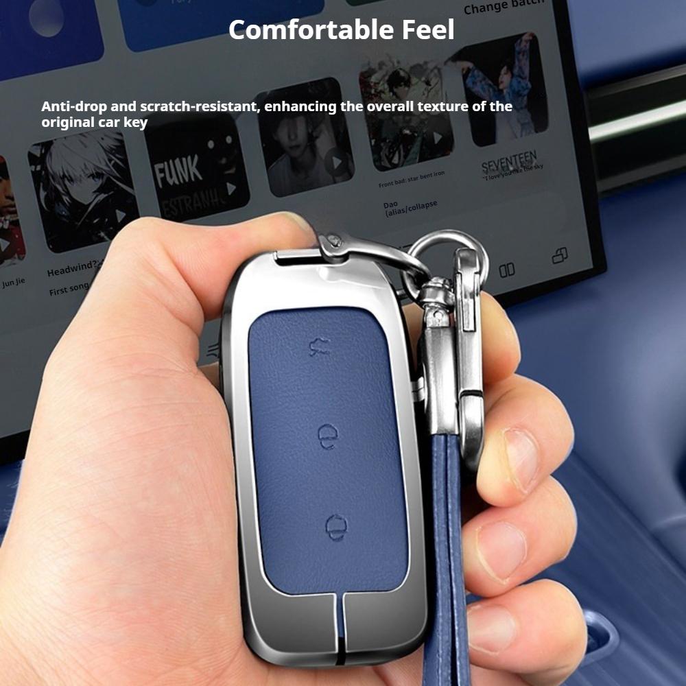 Для автомобиля Geely Galaxy E5/EX5 Оригинальный цвет Чехол для ключа Полная защита Премиум Салон автомобиля