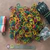 Rubber Bands Small Mini Elastic Band Yellow Blue Green Red 1300pcs Rubber Band 1.2inch Office Supplies Home ide Diameter 0.63in (Multicolour)