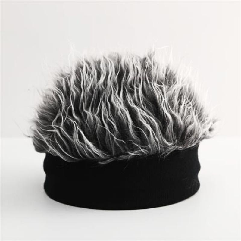 Hot-Selling Southeast Asia Knit Fur Hip-Hop Wig Cap for Men and Women