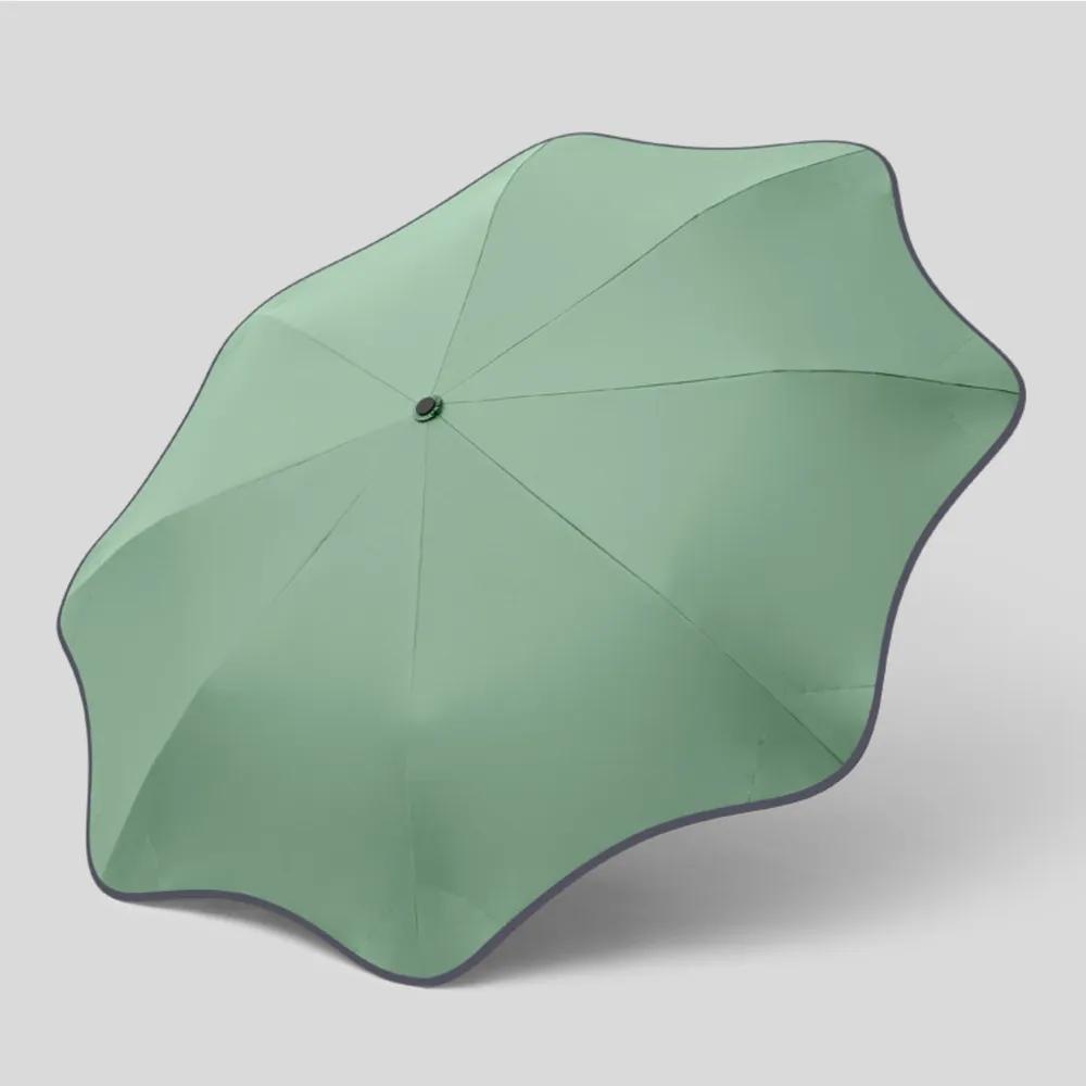 Складной полностью автоматический зонт с угловой накидкой, женскими угловыми светоотражающими полосками, зонтиком от солнца, ультрафиолета и дождя