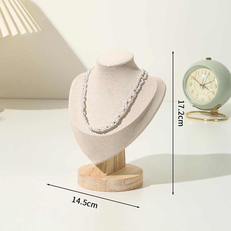 Necklace Jewelry Shelf Display Stand High-end Portrait Neck Model Jewelry Jewelry Display Props