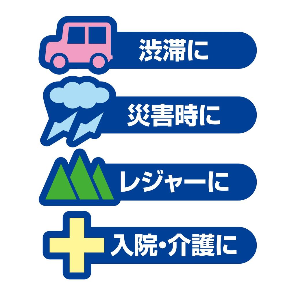 SEIWA Portable 3 Sheets X 5 with 600cc for Disaster Highway Easy To Car Long and More Toilet, Pack, IMP154, Apron, Capacity, Preparedness, Disasters,