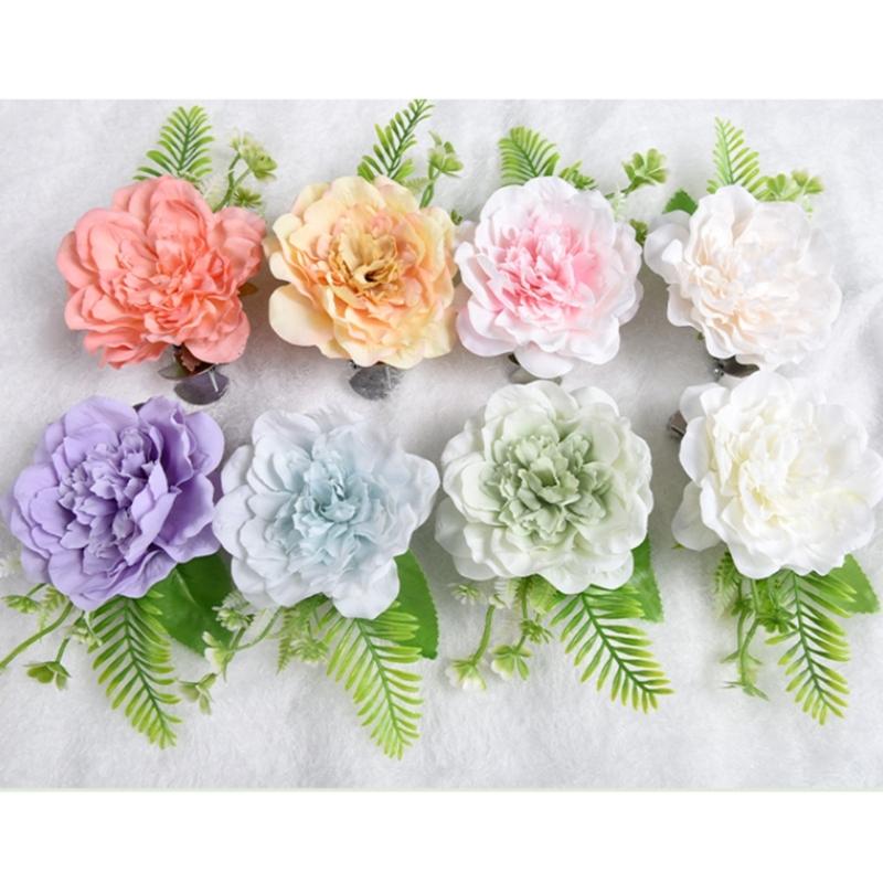 Современные клипсы для штор в виде искусственных цветов, набор из 2 штук, декоративные держатели для оконных драпировок, подхваты, пряжки