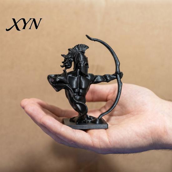 Офисный Настольный Воин Орнамент Фигурка, 3D Печатная Статуэтка Средневекового Солдата, Коллекционная Фигурка Поделка для Домашнего Декора Гостиной, Сдержанный Стильный Арт