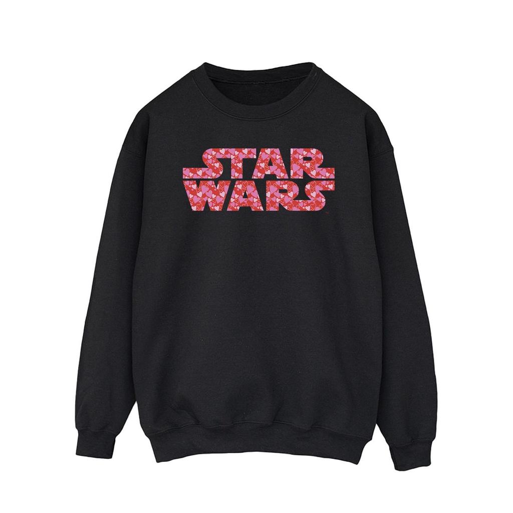 Star Wars Mens Heart Logo Sweatshirt