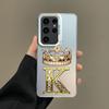 Чехол для телефона Samsung A56 A36 A26 A24 A16 A14 A12 A32 A50 A70 A22 A34 A54 A52 5G A06 4G Серебристый IMD Чехол Алмазная Корона Буква K