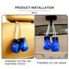 JKGN2 2pcs Car Boxing Gloves Hanging Ornament Rearview Mirror Pendant For BMW M 1 3 4 5 6 7 Series M3 M6 F01 F02E34 E36 E70 F10 X6 X1