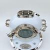 White Marine Scuba Helmet 45.72cm Decorative Sea Ship Helmet Diving Helmet