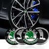 Skoda 2026 Hot 4Pcs 56mm Car Hub Cap Badge Logo Decal For Skoda Octavia KAMIQ KODIAQ SUPERB RAPIDFABIA YETI Wheel Sticker Stylin
