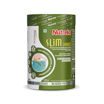 Nutrela Slim Choice Протеиновый коктейль для замены приема пищи 500 г Ваниль Упаковка 1 для контроля веса